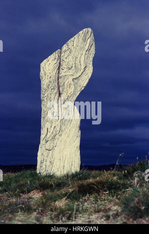 Callanish, Lewis, juin 1987. Banque D'Images