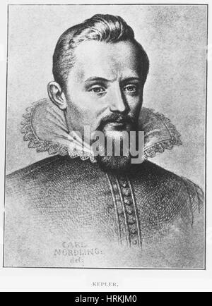 Johannes Kepler, astronome allemand Banque D'Images