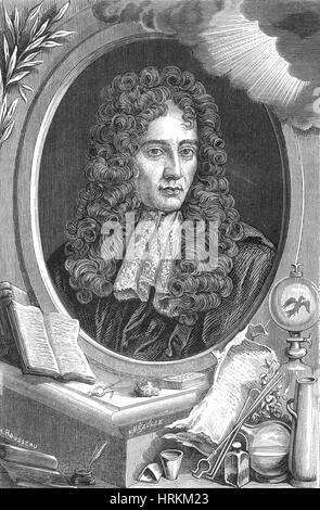 Robert Boyle, Polymathe Irlandais Banque D'Images