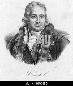 Jean-Antoine Chaptal, chimiste français Banque D'Images