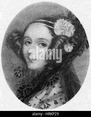 Ada Lovelace, mathématicien anglais Banque D'Images