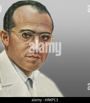 Jonas Salk, virologue américain Banque D'Images