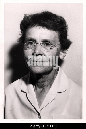 Barbara McClintock, cytogénéticien clinicien américain Banque D'Images