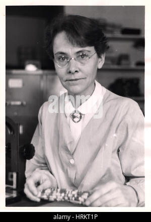 Barbara McClintock, cytogénéticien clinicien américain Banque D'Images