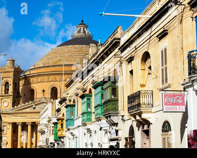 St Marija Assunta Church - Mosta, Malte Banque D'Images