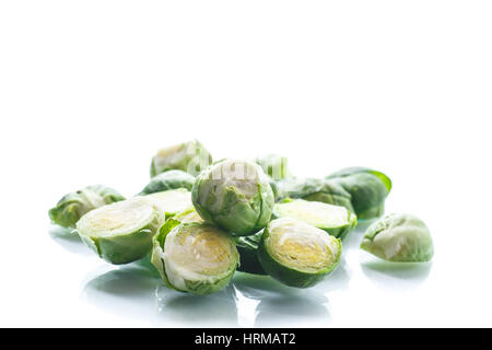 Les choux de bruxelles Banque D'Images