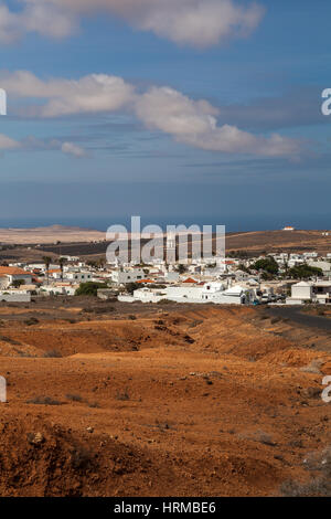 Vue panoramique à Teguise, Lanzarote, îles Canaries, Espagne. Banque D'Images