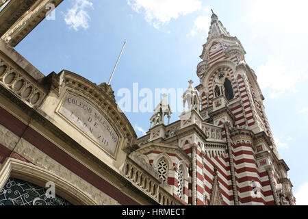 Notre Dame du Carmel, sanctuaire de la Candelaria, Bogota, Colombie Banque D'Images