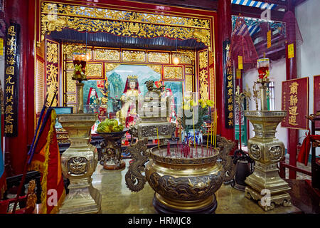 Salle de l'Assemblée (Fujian) de Phuc Kien. L'ancienne ville de Hoi An, Quang Nam Province, Vietnam. Banque D'Images