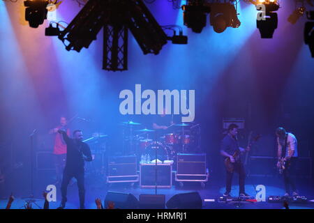 Manchester, UK. 2e Mar, 2017. Octobre bleu bande nous en concert à l'O2 à Manchester Ritz sur l Accueil Visite guidée. Crédit : Simon Newbury/Alamy Live News Banque D'Images