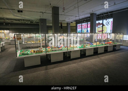 Gdansk, Pologne. 06Th Mar, 2017. LEGO briques exposition est vu le 3 mars 2017 dans Galeria Metropolia à Gdansk, Pologne. Credit : Michal Fludra/Alamy Live News Banque D'Images