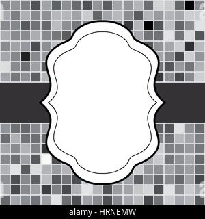 Cadre place pour texte invitation Illustration de Vecteur