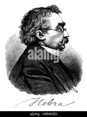 Ferdinand Ritter von Hebra, dermatologue allemand Banque D'Images