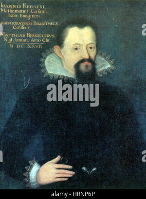 Johannes Kepler, astronome et mathématicien allemand Banque D'Images