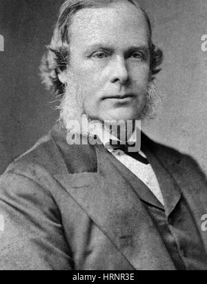 Joseph Lister, chirurgien anglais, père de l'antisepsie moderne Banque D'Images