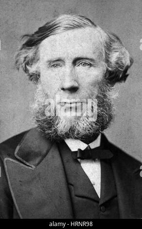 Le physicien irlandais John Tyndall et enseignant en médecine Banque D'Images