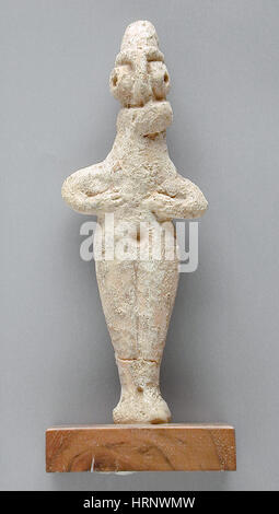 Syro-Hittite figurine en terre cuite, en Syrie Banque D'Images