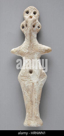 Syro-Hittite figurine en terre cuite, l'Anatolie Banque D'Images