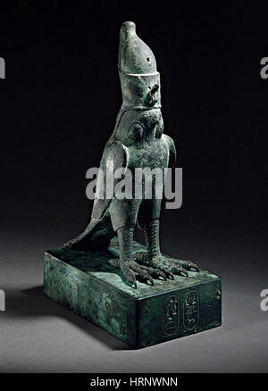 Horus, dieu du ciel égyptien Banque D'Images