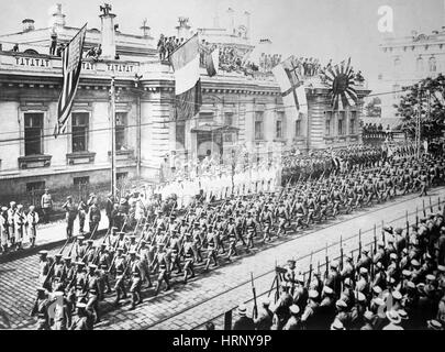 Révolution russe, l'intervention des forces alliées, 1918 Banque D'Images