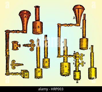 Trephine Instruments, 16e siècle Banque D'Images