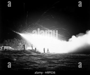 La guerre de Corée, la mission de nuit Marine, 1953 Banque D'Images