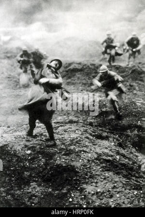 La première guerre mondiale, la mort du soldat, bataille de Verdun, 1916 Banque D'Images