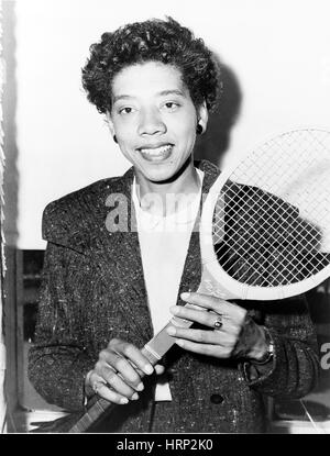 Althea Gibson, championne de tennis américaine Banque D'Images