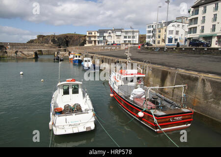 Le port de Portrush, le comté de Londonderry, dans le Nord de l'Iireland. Banque D'Images