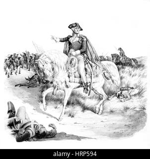 Bataille de Monmouth, 1778 Banque D'Images