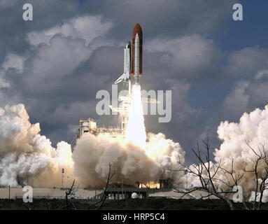 STS-26, lancement de la navette Discovery, 1988 Banque D'Images