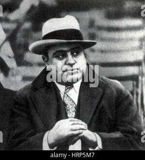 Al Capone, Gangster américain Banque D'Images