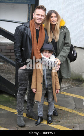 Charley Webb et Matthew Wolfenden et il fils hors studios ITV comprend : Charley Webb, Matthew Wolfenden Où : London, Royaume-Uni Quand : 31 Jan 2017 Banque D'Images