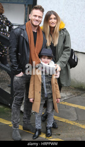 Charley Webb et Matthew Wolfenden et il fils hors studios ITV comprend : Charley Webb, Matthew Wolfenden Où : London, Royaume-Uni Quand : 31 Jan 2017 Banque D'Images