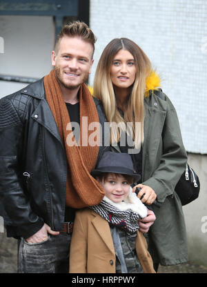 Charley Webb et Matthew Wolfenden et il fils hors studios ITV comprend : Charley Webb, Matthew Wolfenden Où : London, Royaume-Uni Quand : 31 Jan 2017 Banque D'Images