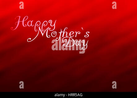 Happy Mothers Day lettrage. La calligraphie fait main Banque D'Images