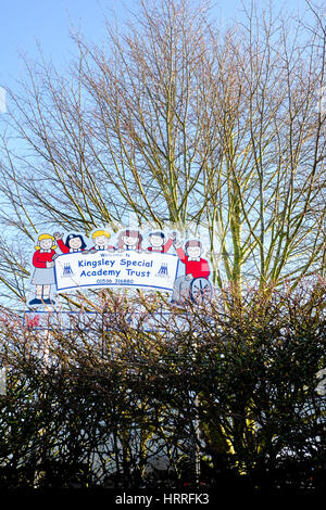 Kingsley l'école des jeunes enfants ayant des besoins éducatifs spéciaux, Kettering. Banque D'Images