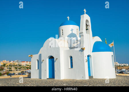 Église Saint-Nicolas à Protaras, Chypre. Banque D'Images