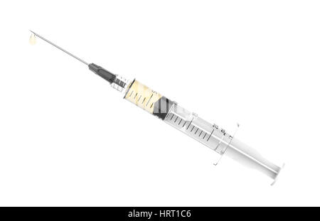 Rendu 3D seringue Banque D'Images