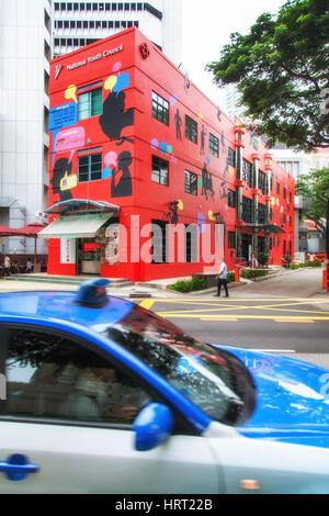 Conseil national de la jeunesse, le Fort Rouge, New York, Singapour, Asie, Singapour Banque D'Images