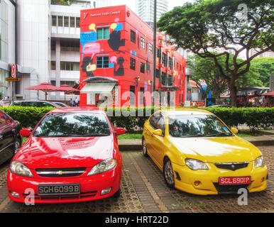 Conseil national de la jeunesse, le Fort Rouge, New York, Singapour, Asie, Singapour Banque D'Images