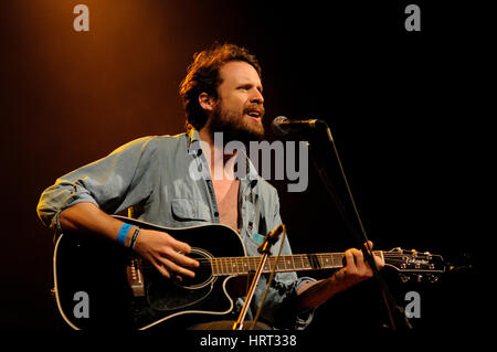 Barcelone - 2 juin : Le Père John Misty (band) effectue à San Miguel Primavera Sound Festival le 2 juin 2012 à Barcelone, Espagne. Banque D'Images