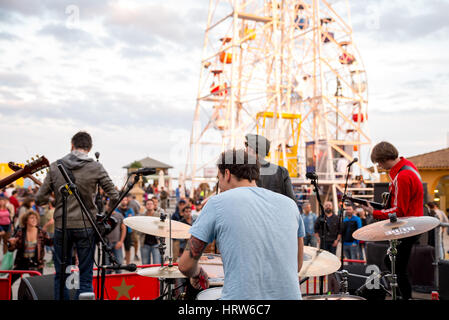 Barcelone - SEP 5 : Los Bracco (band) en concert au Festival Live Tibidabo, le 5 septembre 2015 à Barcelone, Espagne. Banque D'Images