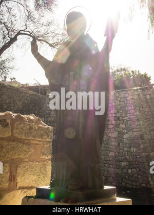 Statue de Saint Nicolas en Turquie, église Demre Banque D'Images