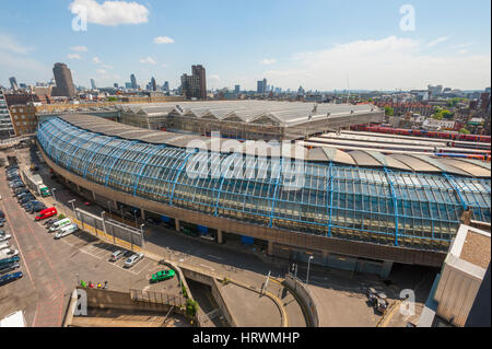 L'ancien terminal Euro star à la gare de Waterloo Londres Banque D'Images