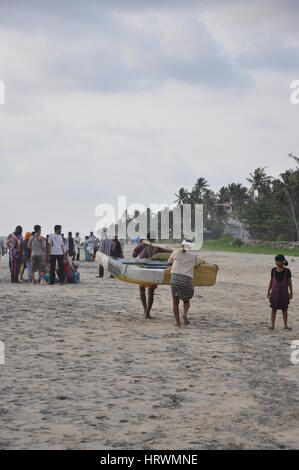 Alleppy Beach, Kerala, Inde (photo Copyright © Saji Maramon) Banque D'Images