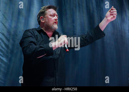 Eventim Apollo, Londres, Royaume-Uni 4 mars 2017 coude, Guy Garvey, le coude en concerts au Eventim Apollo Crédit : Richard Soans/Alamy Live News Banque D'Images