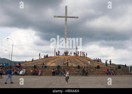 Venezuela, Caracas, Petare, l'Etat de Miranda 06/04/2012. Personnes à El Morro Petare. Banque D'Images