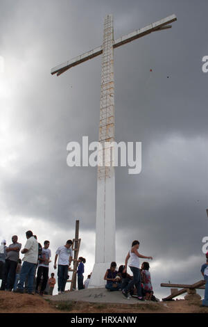 Venezuela, Caracas, Petare, l'Etat de Miranda 06/04/2012. Personnes à El Morro Petare. Banque D'Images