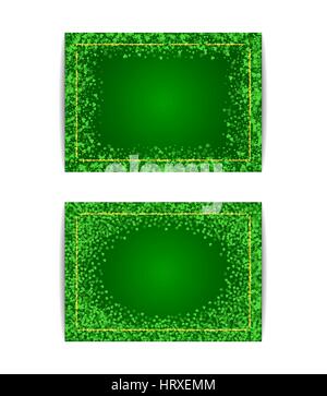 Saint Patricks Day horizontale modèle de page Illustration de Vecteur